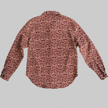 将图片加载到图库查看器，Red Tweed Overshirt
